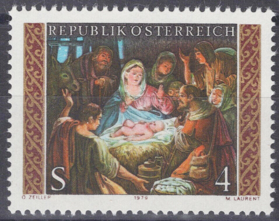 Austria 1141 MNH Christmas Nativity St. Barbara's Church