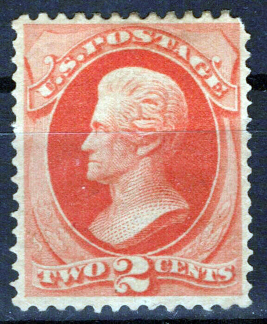 United States 183 Mint Re-gummed, sold as No Gum FVF, 2c vermillion ZAYIX 1124NB028