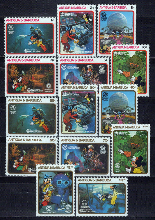 Antigua & Barbuda 1116A-1126 MNH Disney Mickey Epcot Center ZAYIX 0701M0064