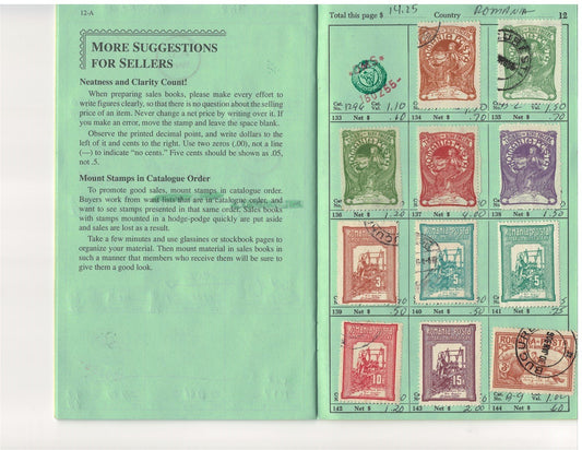 Romania Part 2 Collection in Retired APS Circuit Book ZAYIX 0625L1077