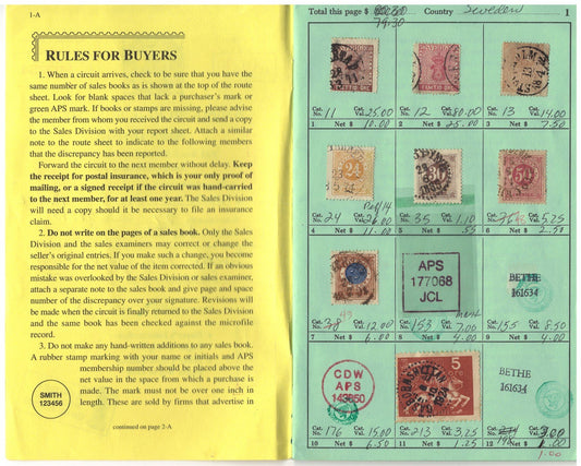 Sweden Exciting Valuable Collection in Retired APS Circuit Book ZAYIX 0625L1083