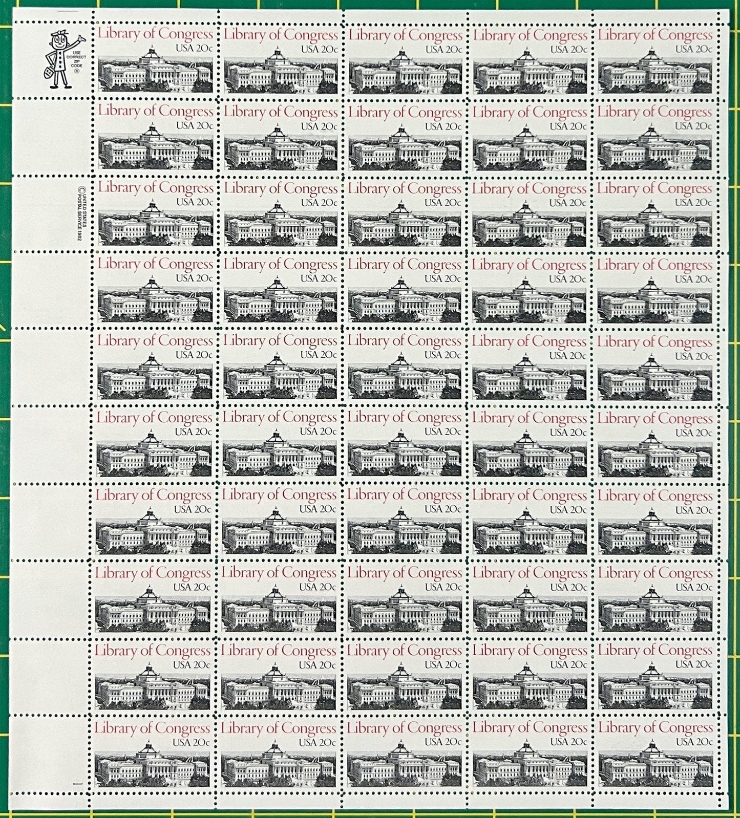 US 2004 MNH Sheet 20c Library of Congress ZAYIX STAMPS 0725L1246