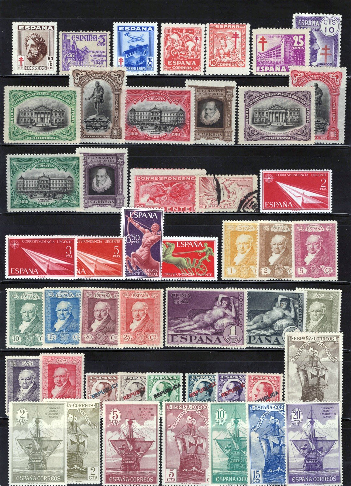Spain Powerful Mint Stamp Collection of Hundreds ZAYIX 0725L1265
