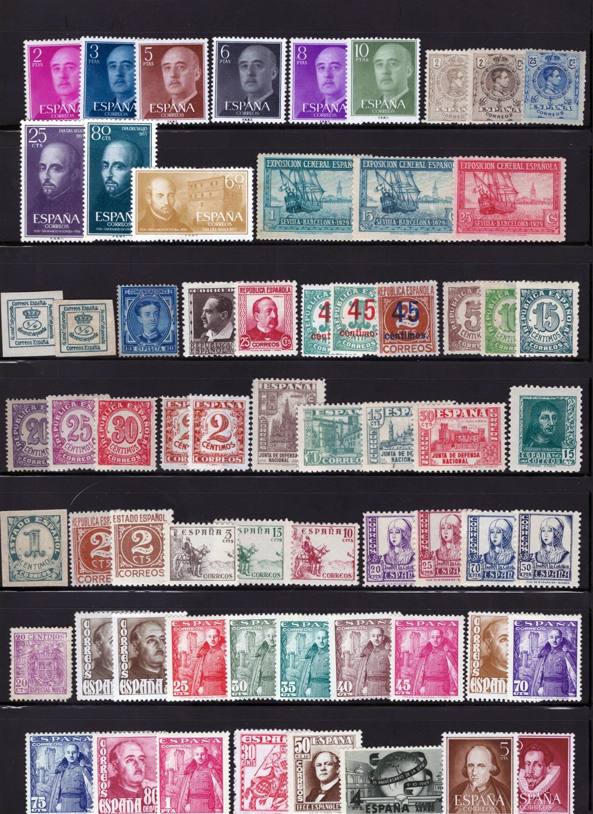 Spain Powerful Mint Stamp Collection of Hundreds ZAYIX 0725L1265