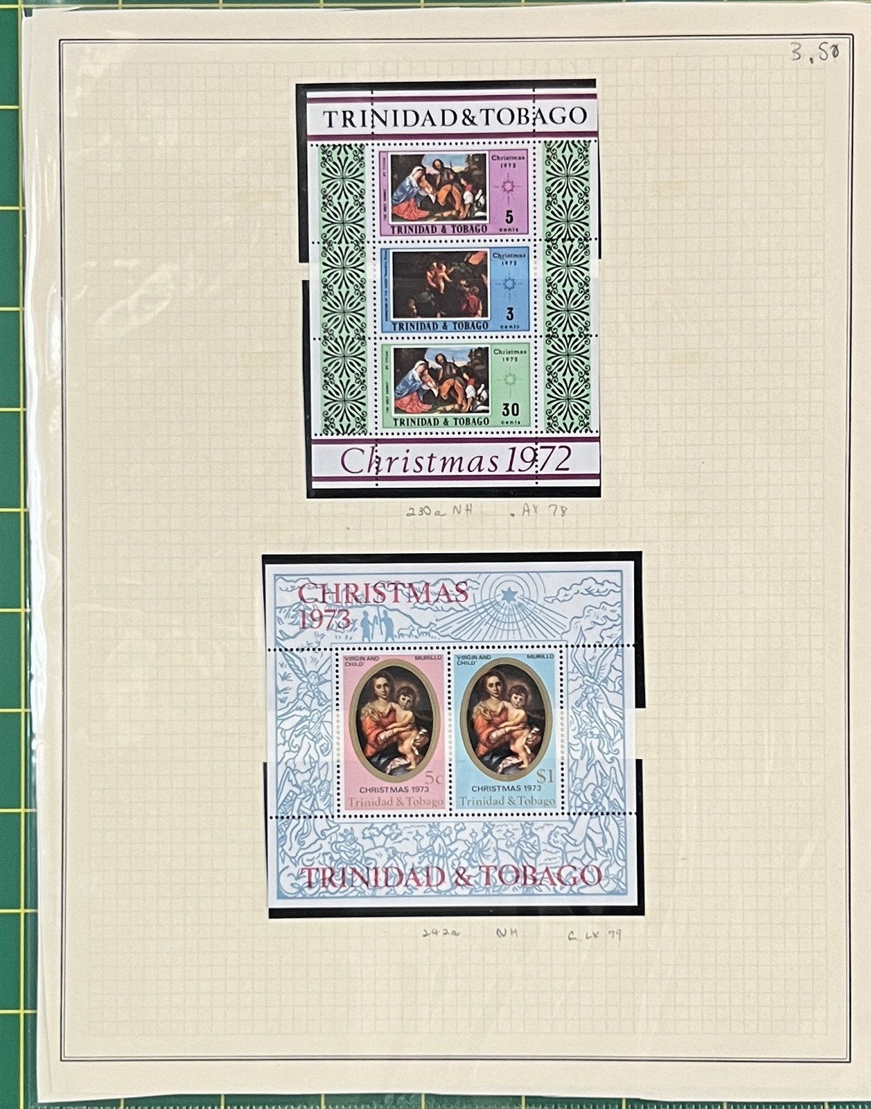 Valuable World Souvenir and Mini-Sheet Collection, 12 pages ZAYIX 0725KATZ1270
