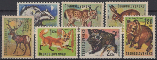 Czechoslovakia 1428-1434 MNH Wildlife Game Animals  ZAYIX STAMPS 0425S0174