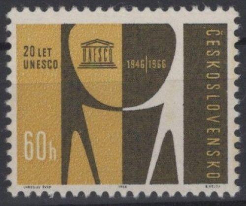 Czechoslovakia 1387 MNH UNESCO Emblem Handshakes ZAYIX STAMPS 0425S0163