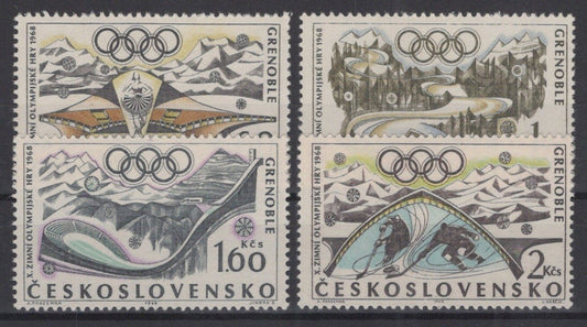 Czechoslovakia 1516-1519 MNH Olympics Games Sports ZAYIX STAMPS 0425S0202