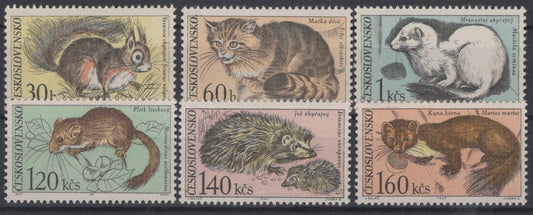 Czechoslovakia 1497-1502 MNH Animals Tatra National Park ZAYIX STAMPS 0425S0195