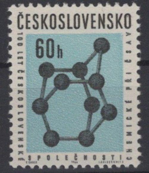 Czechoslovakia 1407 MNH Model of Molecule Chemical Society ZAYIX 0425S0167