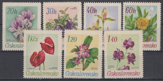 Czechoslovakia 1490-1496 MNH Flowers Plants Nature ZAYIX STAMPS 0425S0193