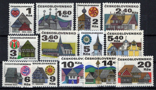 Czechoslovakia 1733-1741A MNH Architecture Churches ZAYIX STAMPS 0425S0257