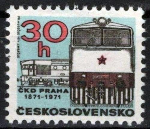 Czechoslovakia 1766 MNH Locomotive Trains Railway ZAYIX STAMPS 0425S0265