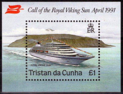 Tristan da Cunha 495 MNH Royal Viking Sun Ships ZAYIX 111022S90