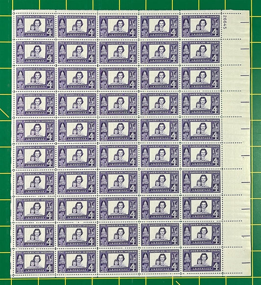 US 1152 MNH Sheet 4c The American Woman ZAYIX STAMPS 0725L1417