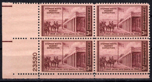 United States 944 MNH Plate Block Kearny Expedition ZAYIX STAMPS 0725S1496