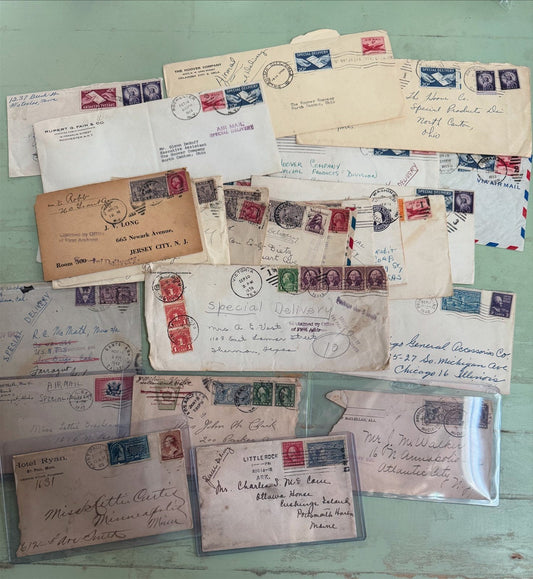 US Special Delivery Cover Collection including E1, E6a ZAYIX STAMPS 0825L1545
