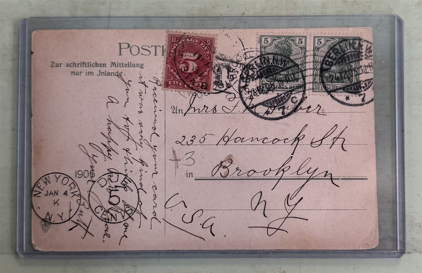 Valuable Postage Due Classic Postcards Collection ZAYIX 0825M1548