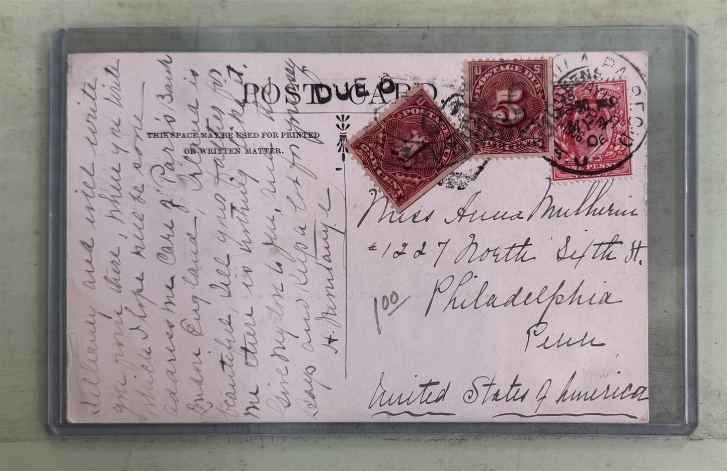 Valuable Postage Due Classic Postcards Collection ZAYIX 0825M1548