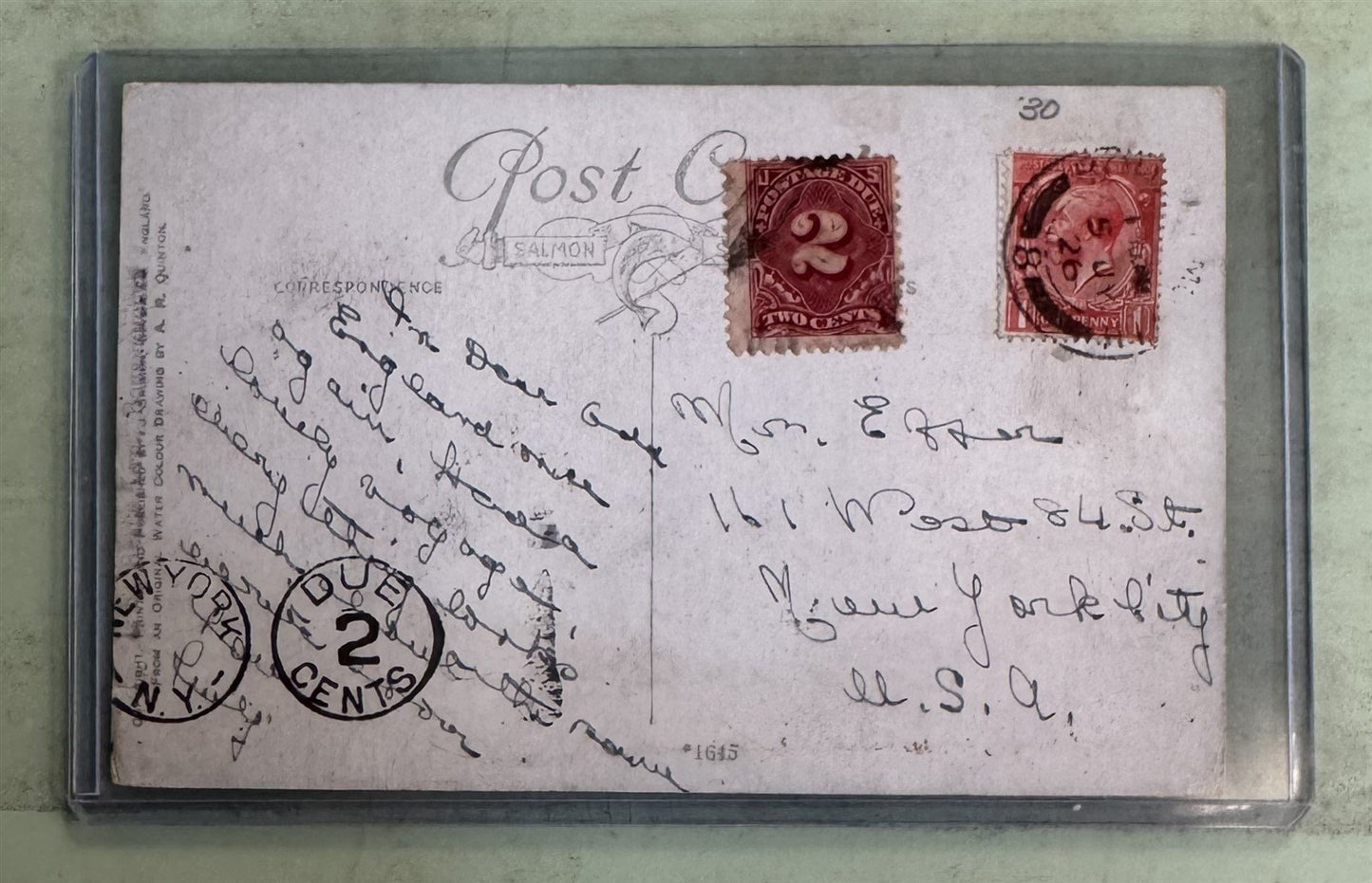 Valuable Postage Due Classic Postcards Collection ZAYIX 0825M1548