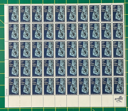 US 1333 MNH Sheet 5 Cent Urban Planning Better Cities ZAYIX 0825L1573