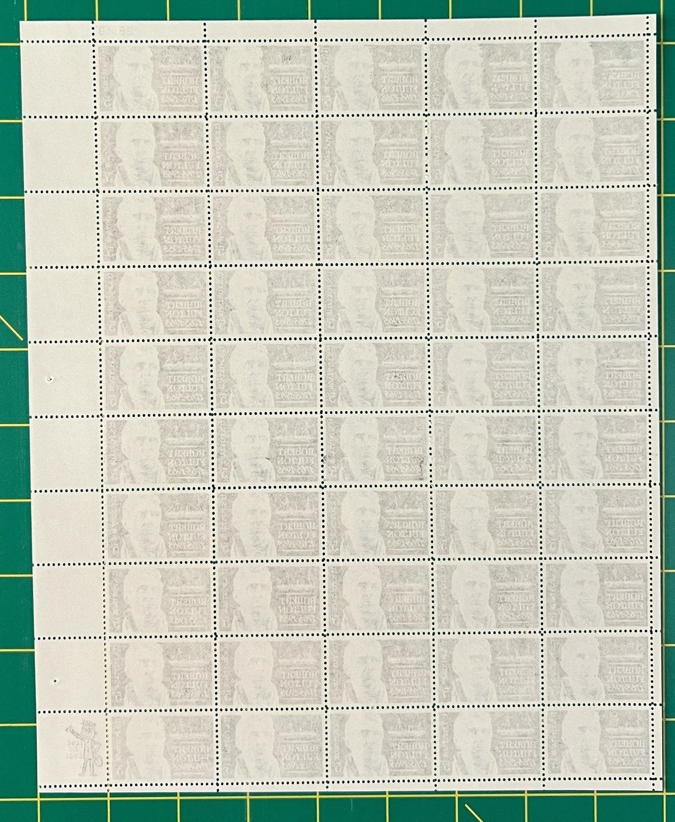 US 1270 MNH Sheet 5 Cent Robert Fulton The Clermont ZAYIX 0825L1557