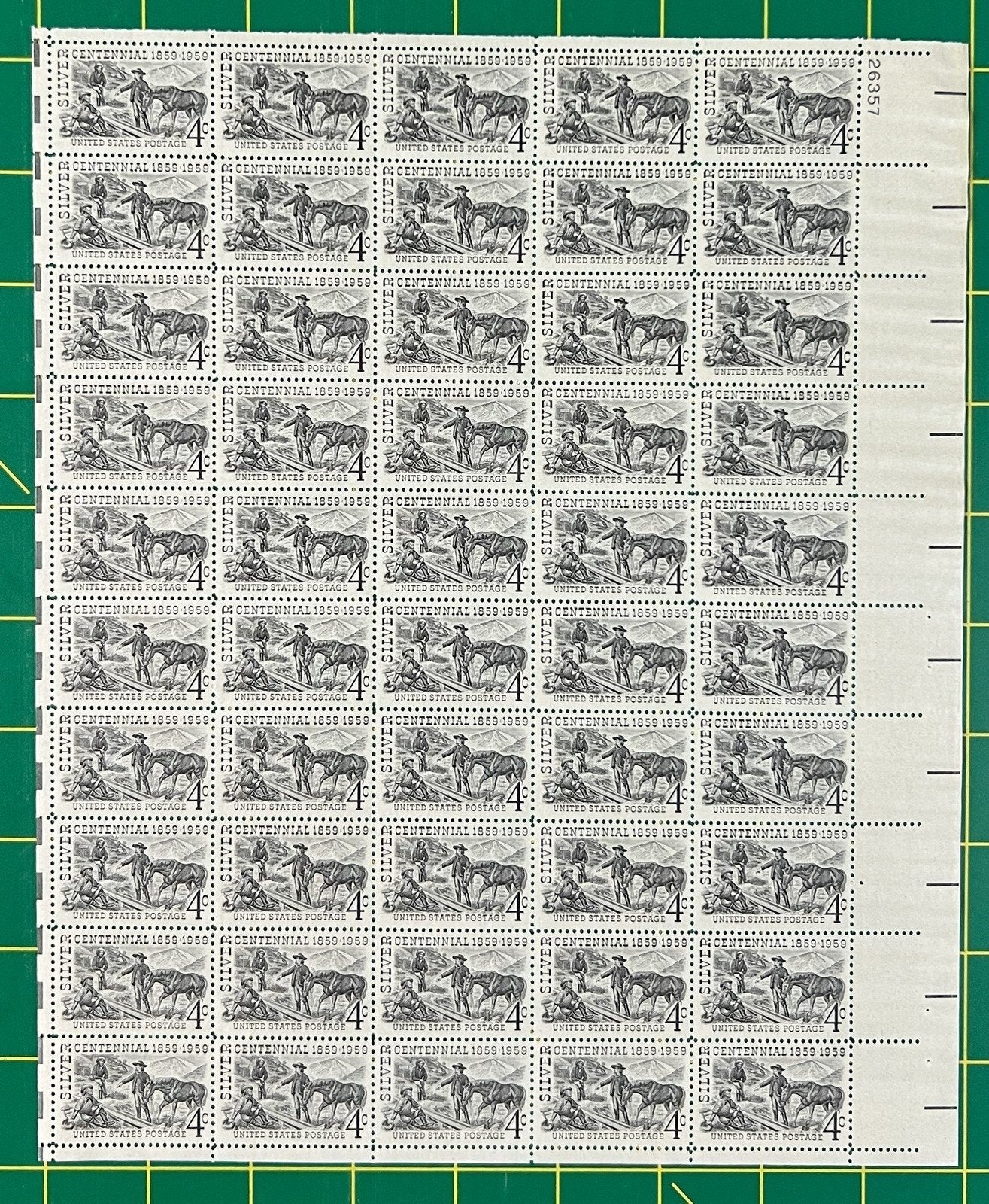 US 1130 MNH Sheet 4 Cent Sliver Discovery  ZAYIX 0825L1601