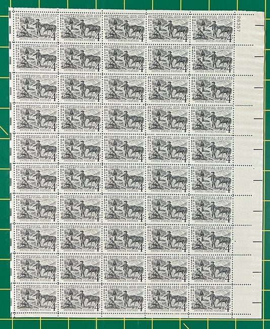 US 1130 MNH Sheet 4 Cent Sliver Discovery  ZAYIX 0825L1601
