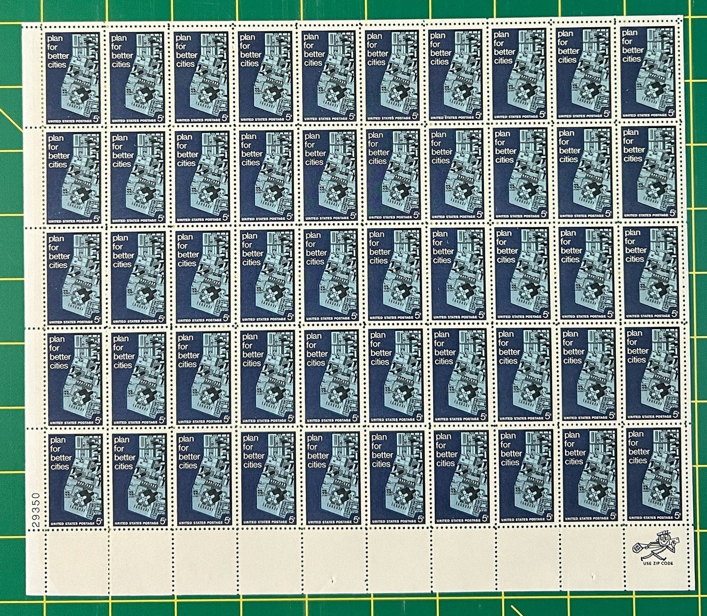 US 1333 MNH Sheet 5 Cent Urban Planning Better Cities ZAYIX 0825L1580