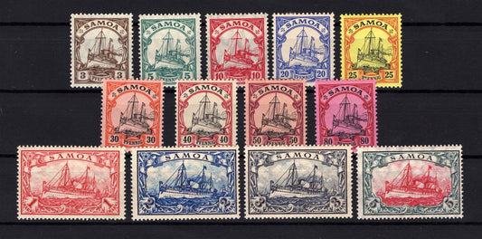 Samoa 57-69 VLH Germany Colony Kaiser's Yacht ZAYIX 0825BL1670-2