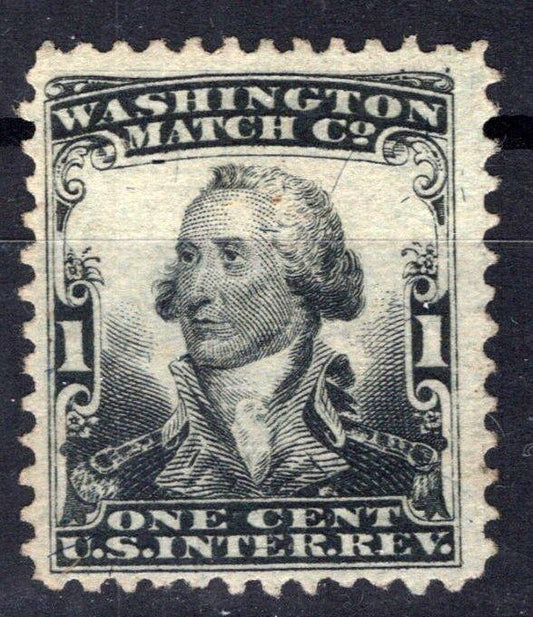 US RO181b VF SOUND sharp color, fresh 1c Washington Match Co. ZAYIX 0825SB1688