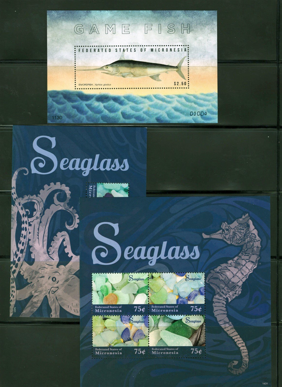 Micronesia Marine Life, Seashells, Sea Turtles MNH Collection ZAYIX 0825L1695