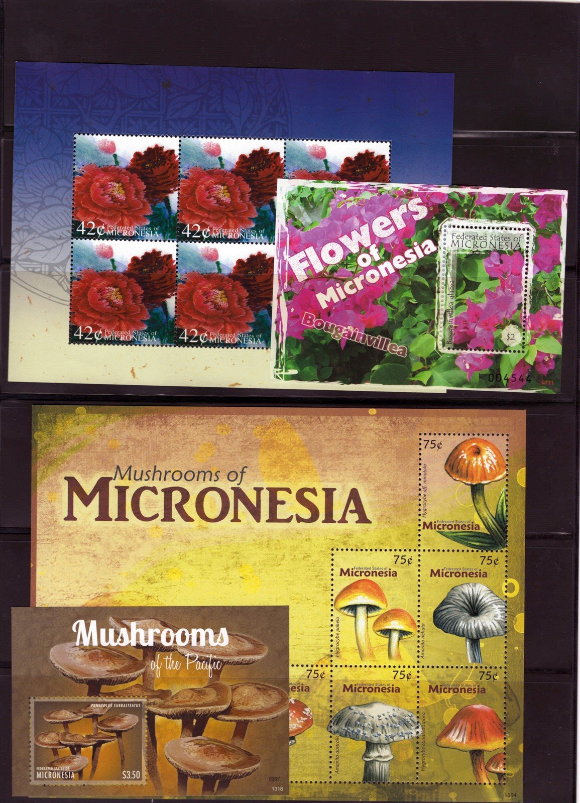 Butterflies, Insects, Flowers, Mushrooms, Micronesia Collection ZAYIX 0825L1699