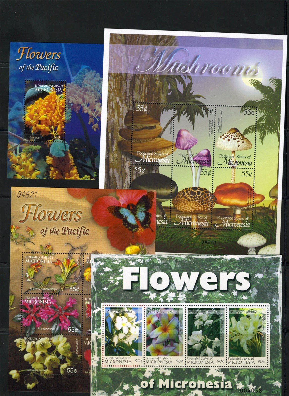 Butterflies, Insects, Flowers, Mushrooms, Micronesia Collection ZAYIX 0825L1699