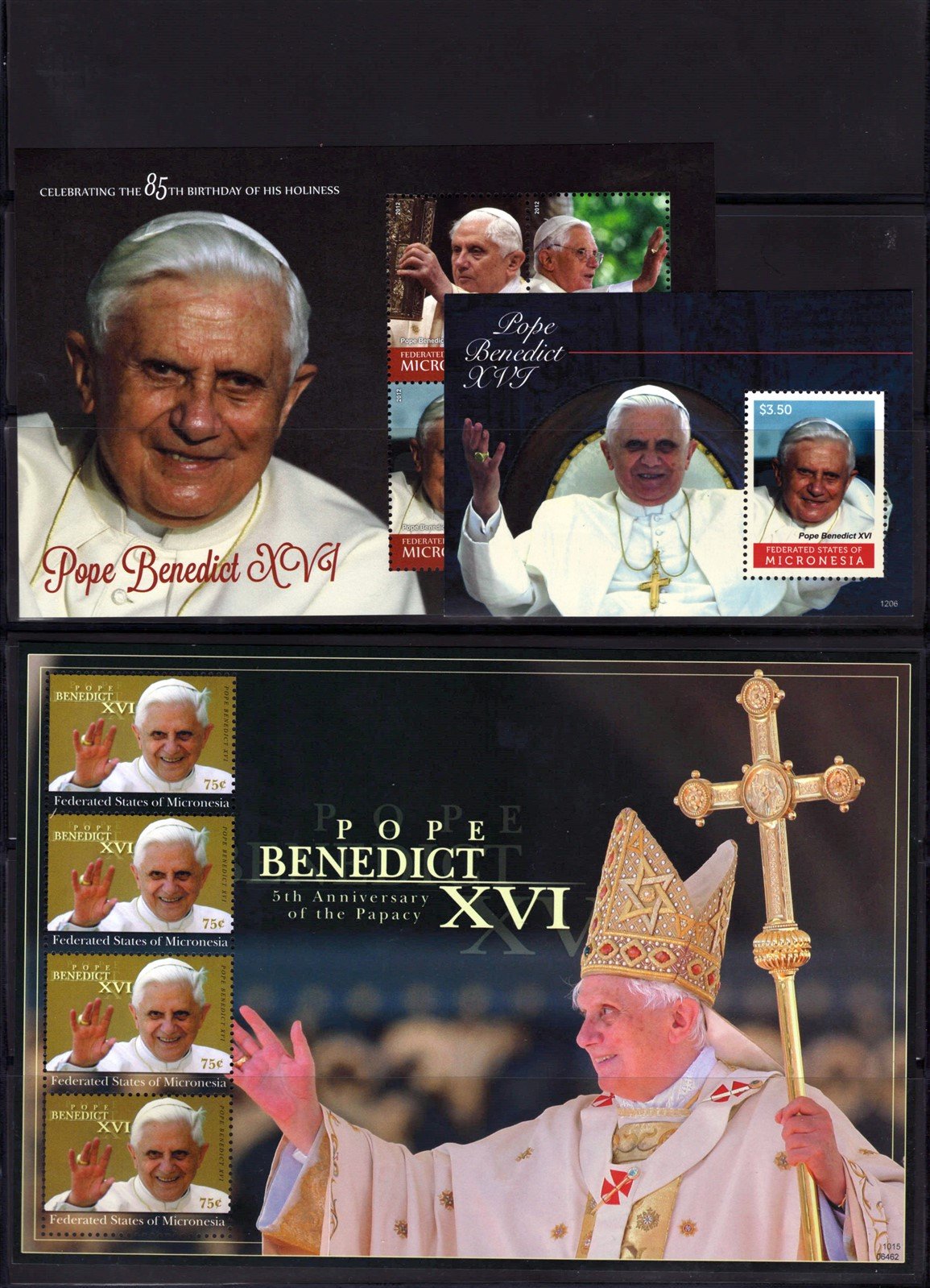 Popes, Pope John Paul II & Mother Theresa, Micronesia Collection ZAYIX 0825L1700