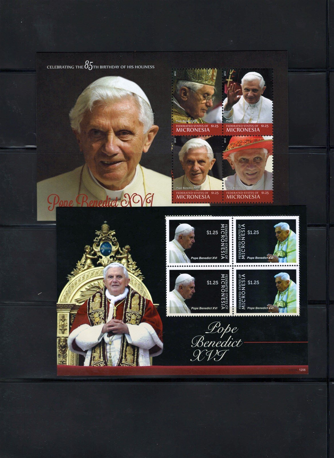Popes, Pope John Paul II & Mother Theresa, Micronesia Collection ZAYIX 0825L1700