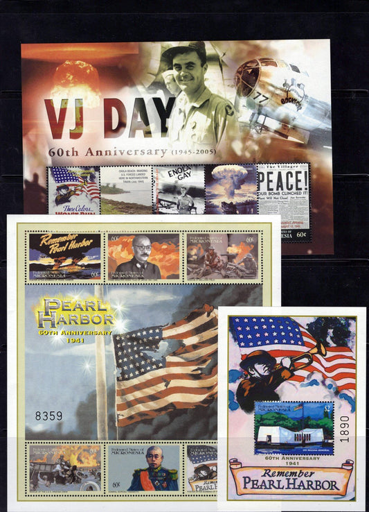 Military & War FOUR MNH Page Collection, WWII, Iraqi icronesia ZAYIX 0825L1704