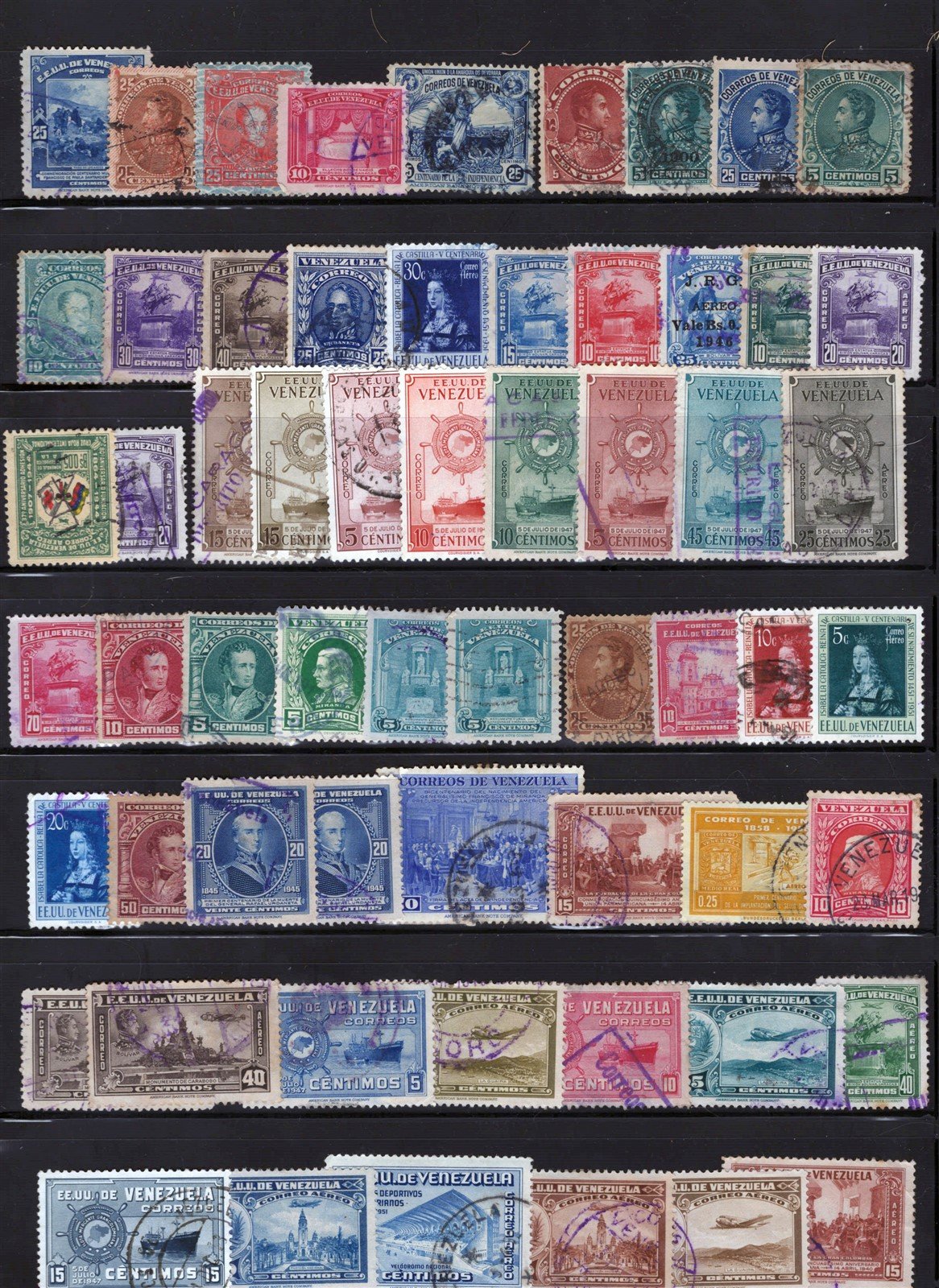 Venezuela Collection of 223 Different Stamps Used ZAYIX 0825L1717