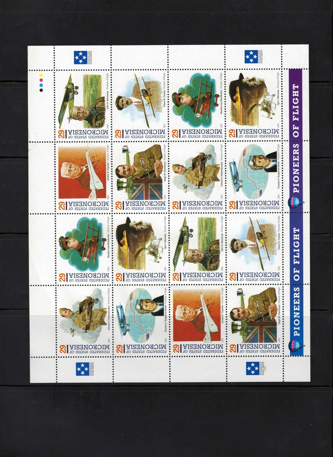 History of Aviation MNH Micronesia Stamp Collection on 6 Pages ZAYIX 0825L1760