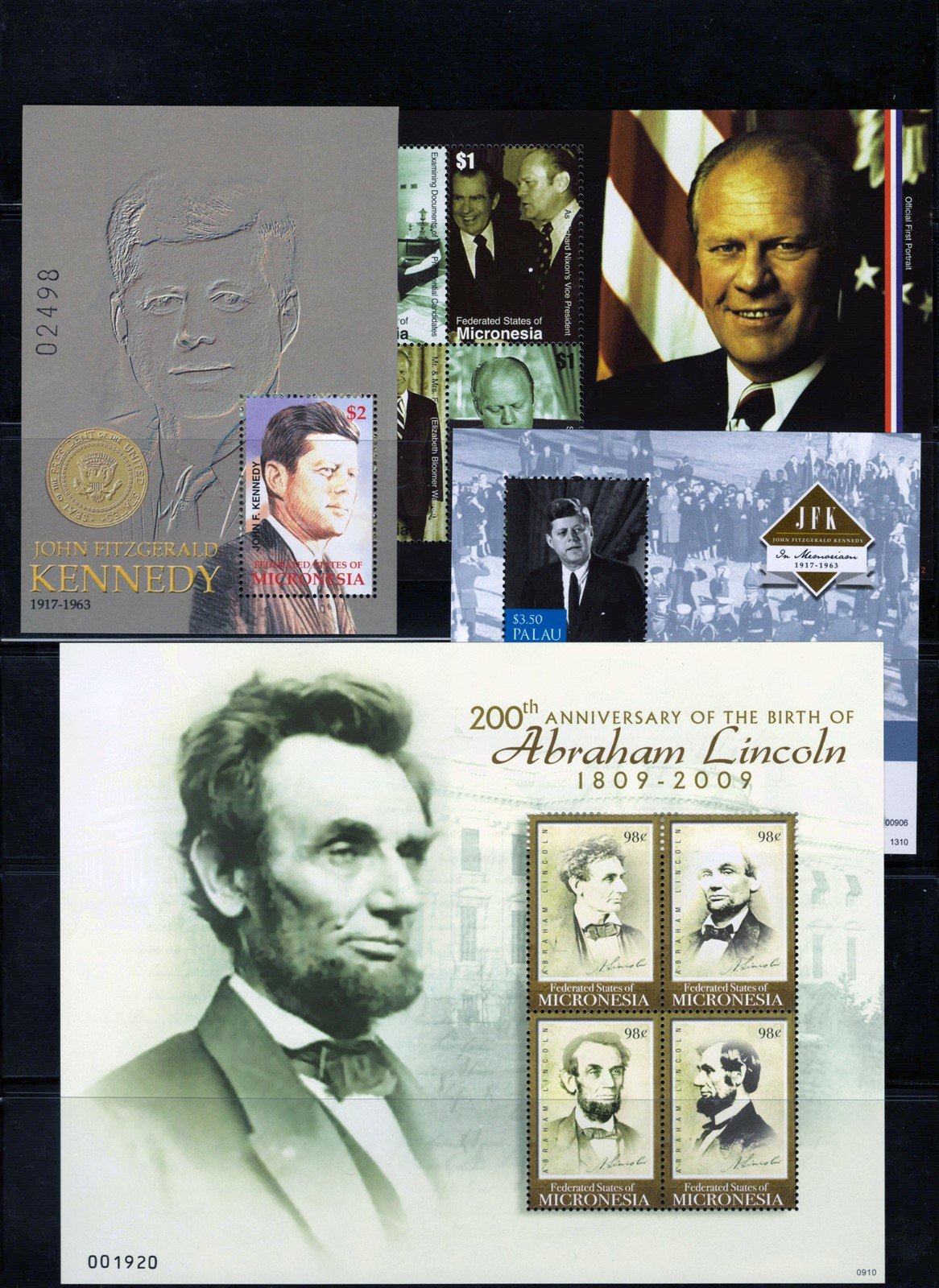 American Presidents MNH Micronesia Stamp Collection on 5 Pages ZAYIX 0825L1761