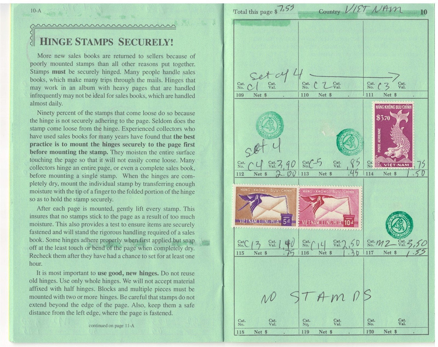 Vietnam Mint & Used Collection in Retired APS Circuit Book ZAYIX 0825L1799