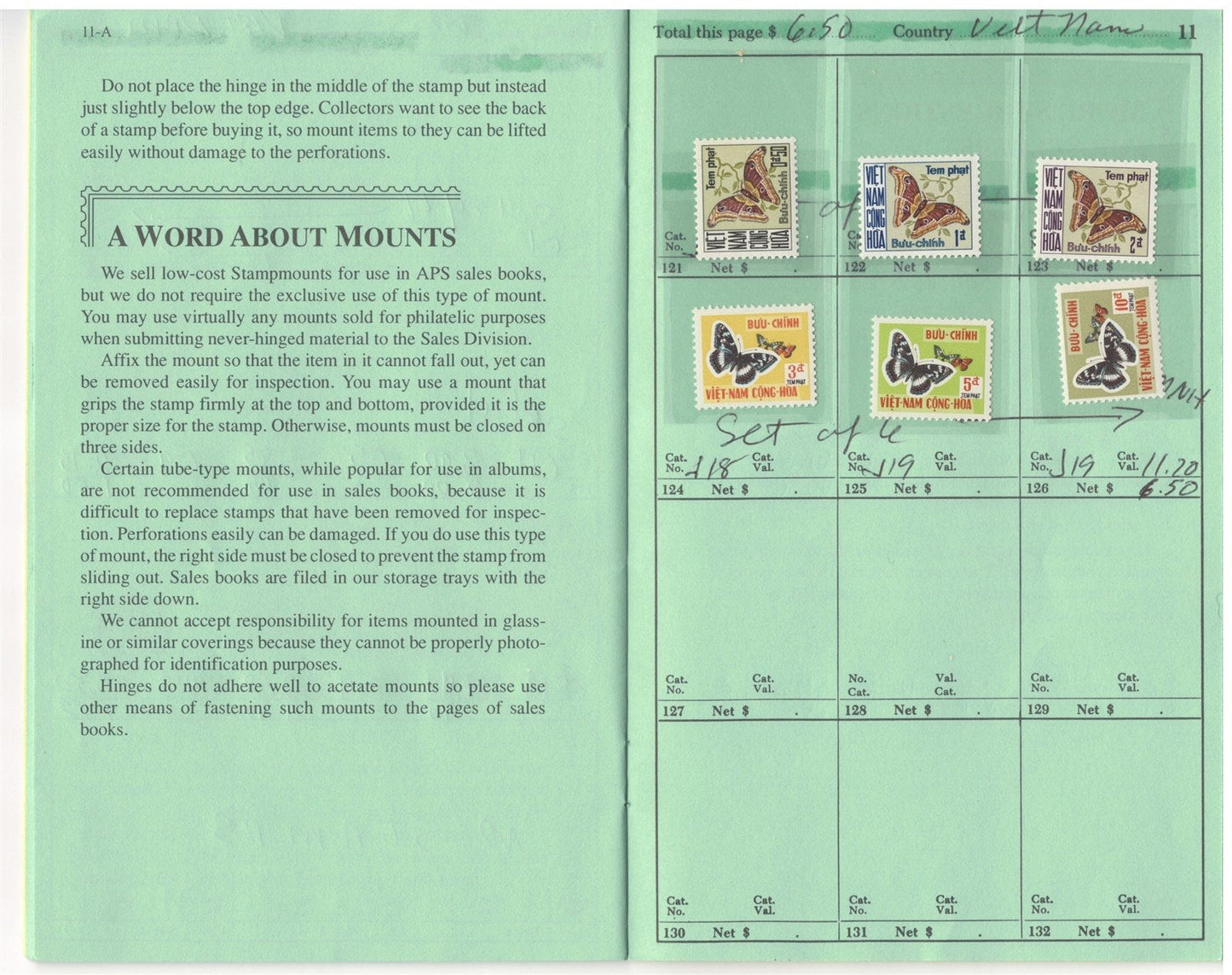 Vietnam Mint & Used Collection in Retired APS Circuit Book ZAYIX 0825L1799