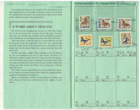 Vietnam Mint & Used Collection in Retired APS Circuit Book ZAYIX 0825L1799