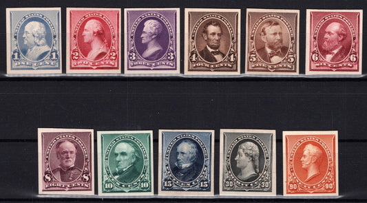 US 219P4//229P4 MLH VF 1c-90c Proofs on Card ZAYIX 0825MAR1800