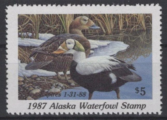 Alaska 3 MNH VF State Hunting Permit Duck Stamp Revenue Zayix 0825RB1816