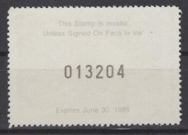 Arkansas 5 MNH VF State Hunting Permit Duck Stamp Revenue Zayix 0825RB1817