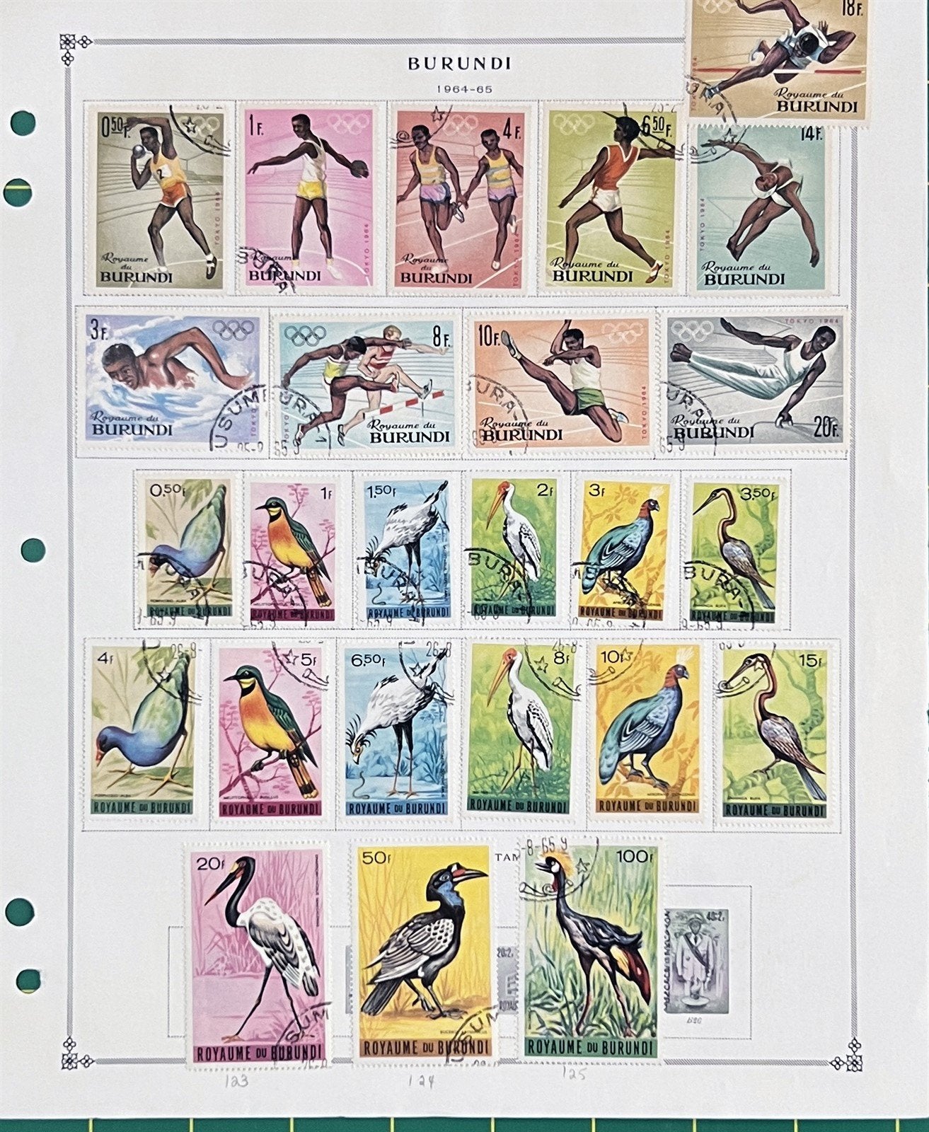 Burundi African Topical Stamp Collection on 22 Album Pages ZAYIX 0825L1823