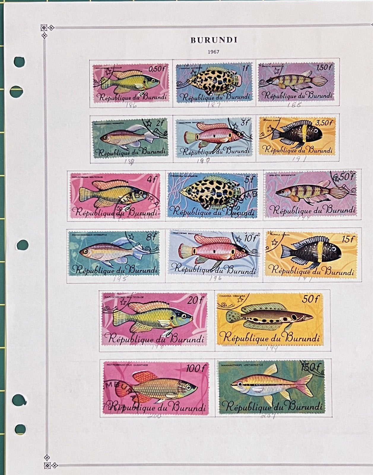 Burundi African Topical Stamp Collection on 22 Album Pages ZAYIX 0825L1823