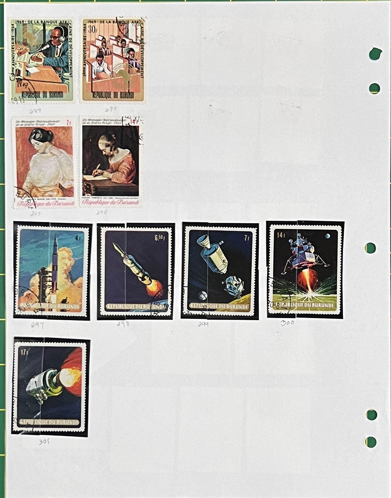 Burundi African Topical Stamp Collection on 22 Album Pages ZAYIX 0825L1823