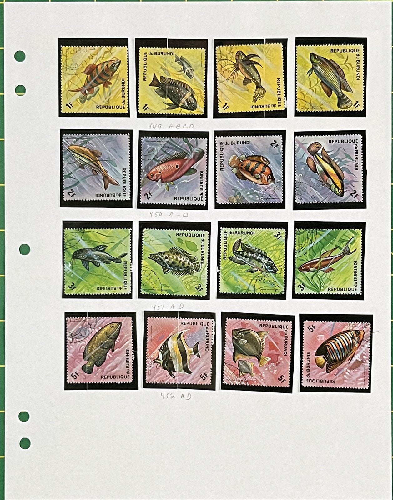 Burundi African Topical Stamp Collection on 22 Album Pages ZAYIX 0825L1823